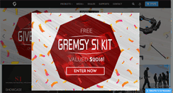 Desktop Screenshot of gremsy.com